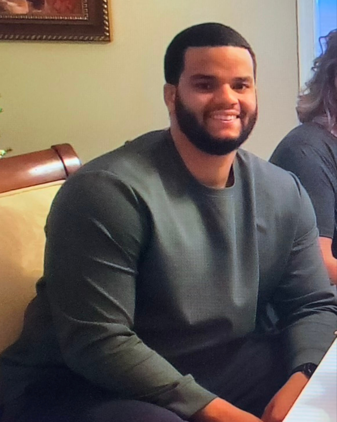 Jared Evans, 80 pounds heavier